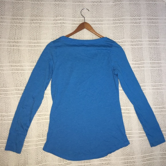 Scoop Neck Casual Long Sleeve Shirt - Picture 2 of 2